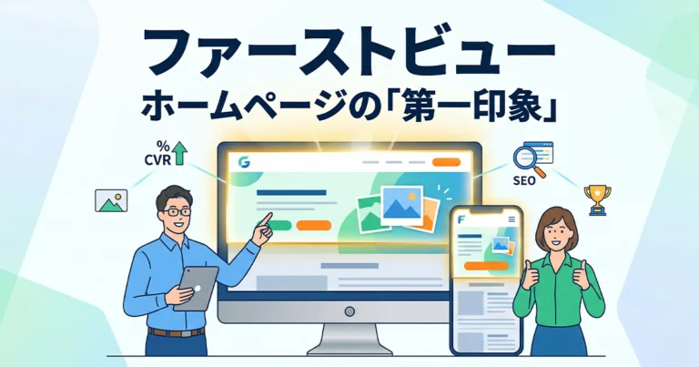 ファーストビューとは？最適なサイズと成果につながるデザインの作り方