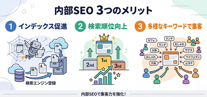 内部SEOに取り組むメリット