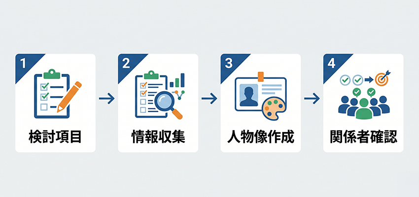 ペルソナ設計の手順