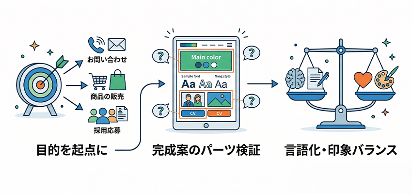 Webデザインの言語化で意識すべき考え方