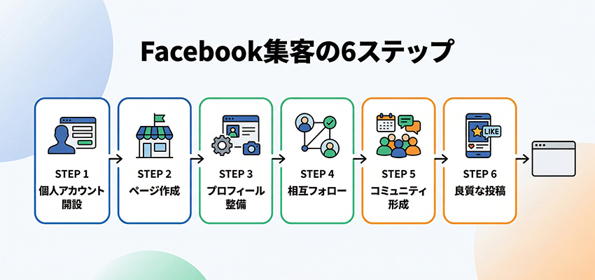 Facebookからホームページへ集客する方法