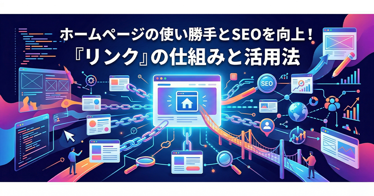ホームページの使い勝手とSEOを向上！リンクの仕組みと活用法