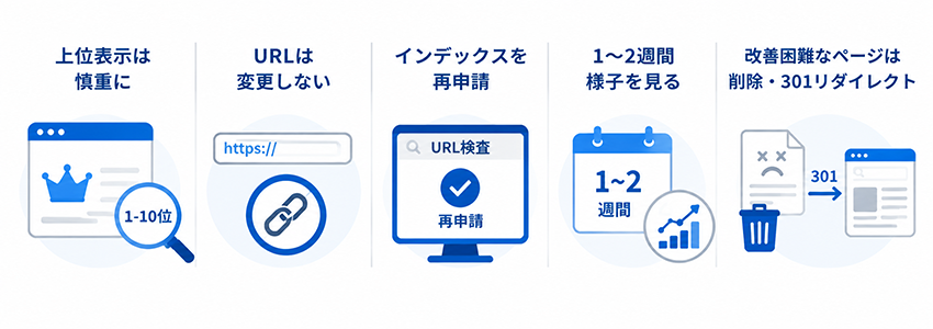 ホームページをリライトする時の注意点