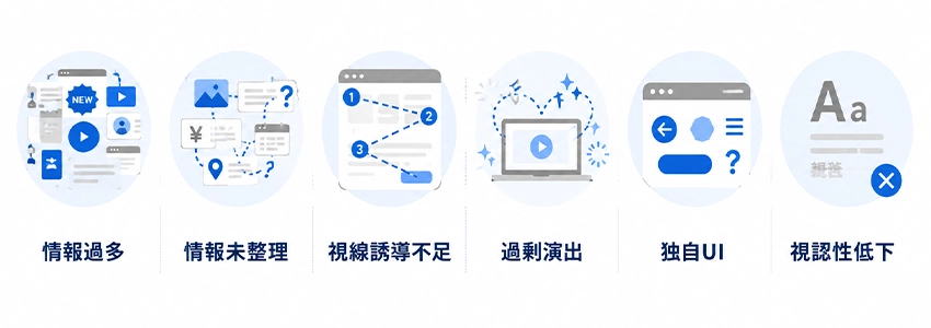 Webデザインで認知負荷が生まれる原因