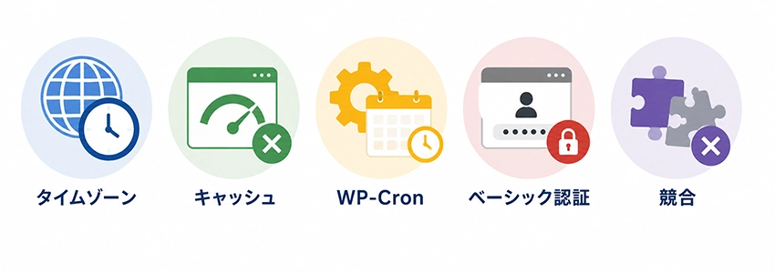 WordPressの予約投稿に失敗する原因と対処法