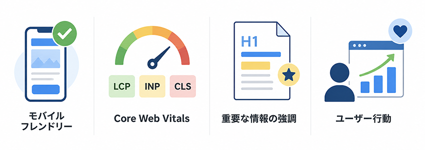 検索順位に影響するWebデザインの要素
