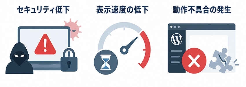 WordPressでPHPのバージョンアップを行わない時の影響