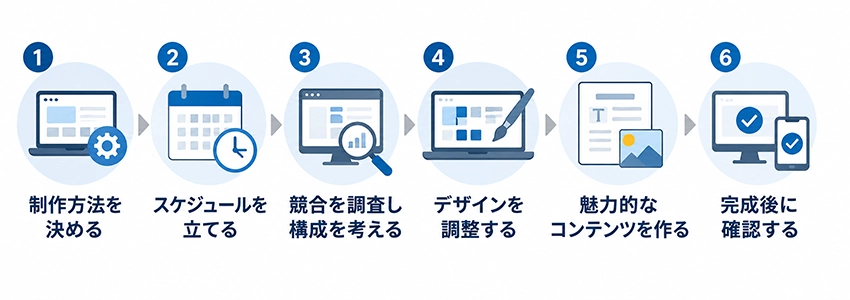 開業前でもできるホームページの作り方
