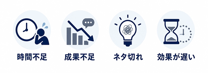 企業がブログをやめたくなる主な理由