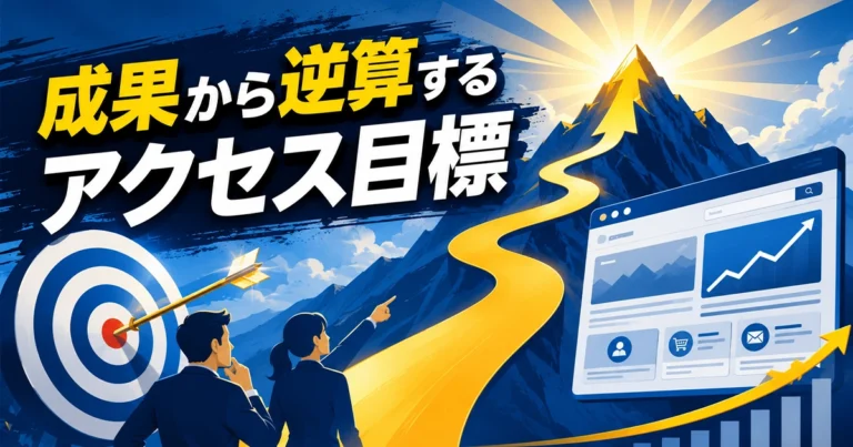 ホームページのアクセス数・PV数の目安と目標の正しい立て方