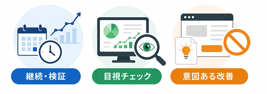 コンバージョンを改善する時の注意点