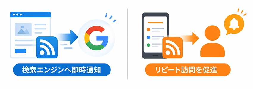 RSSとAtomのメリット