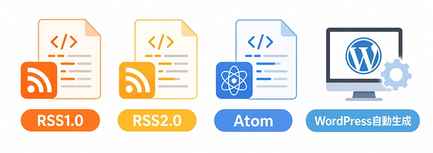 RSSとAtomフィードの書き方