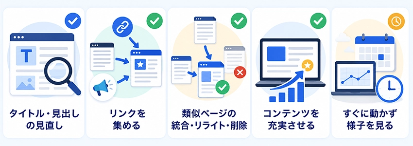 意図と違うページが上位表示された時の対処法