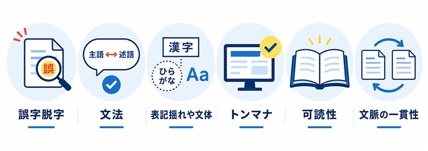 ホームページの文章校正でチェックすべき項目
