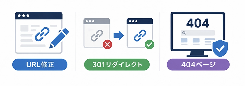 リンク切れの対処法