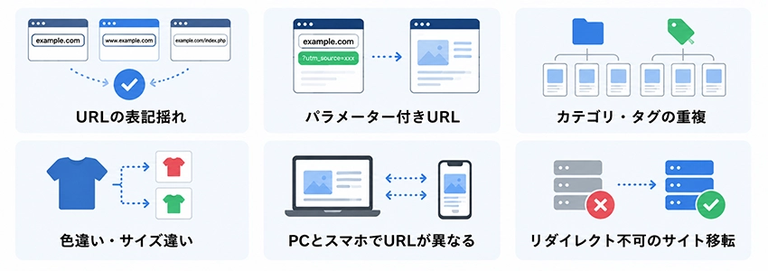 canonicalタグが必要なケース