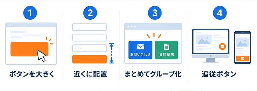 フィッツの法則をWebデザインに活かすポイント