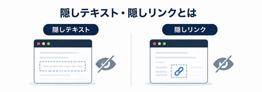 隠しテキスト・隠しリンクとは
