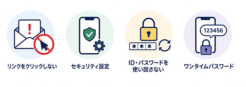フィッシングサイトの被害を予防する対策