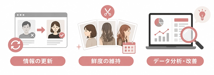 美容室・ヘアサロンのホームページが行うべき運営内容