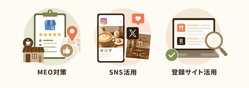 カフェ・喫茶店のホームページが行うべき集客対策