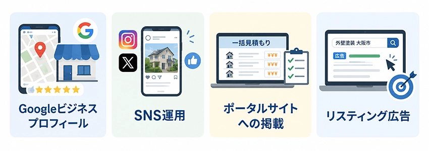 外壁塗装店のホームページが行うべき集客対策