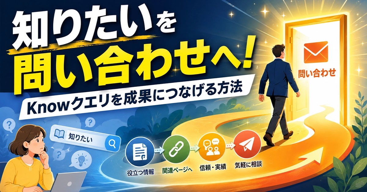 知りたいを問い合わせへ！Knowクエリを成果につなげる方法