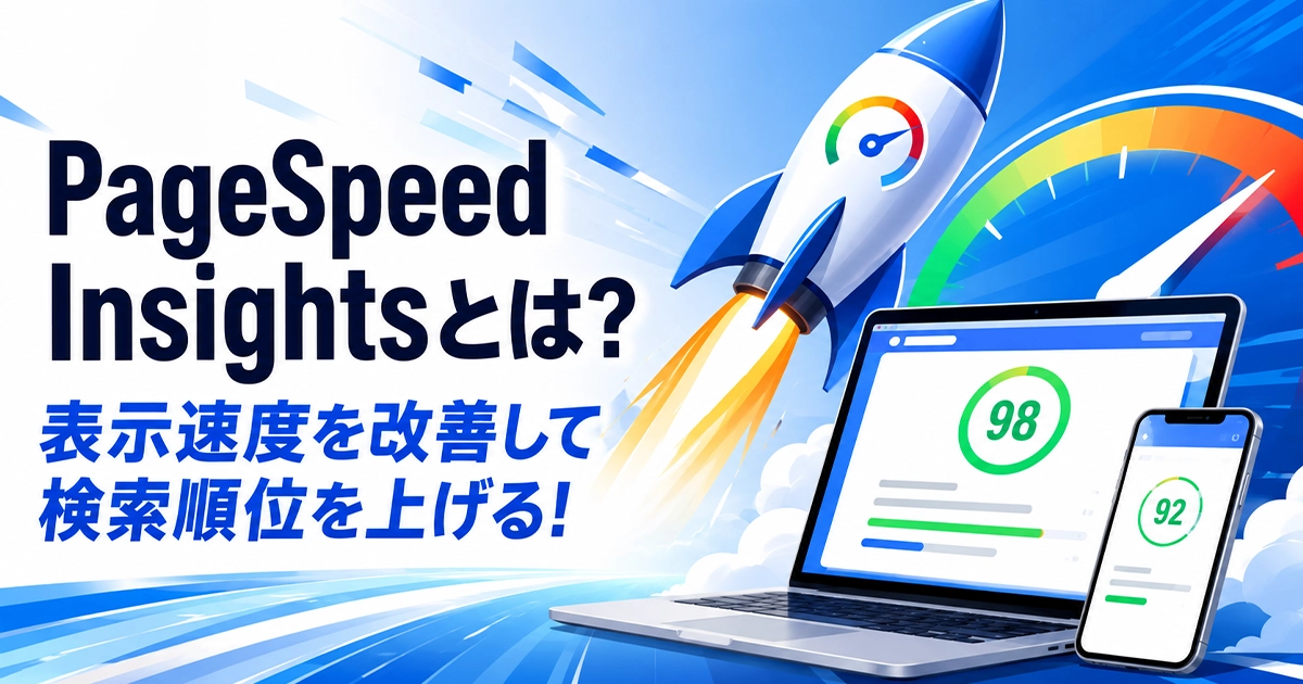 PageSpeed Insightsとは?表示速度を改善して検索順位を上げる