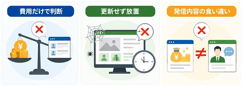 求人媒体・採用サイトの活用で失敗しやすいポイント