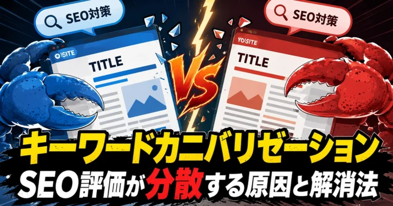キーワードカニバリゼーションとは?SEOへの影響と解消法を解説