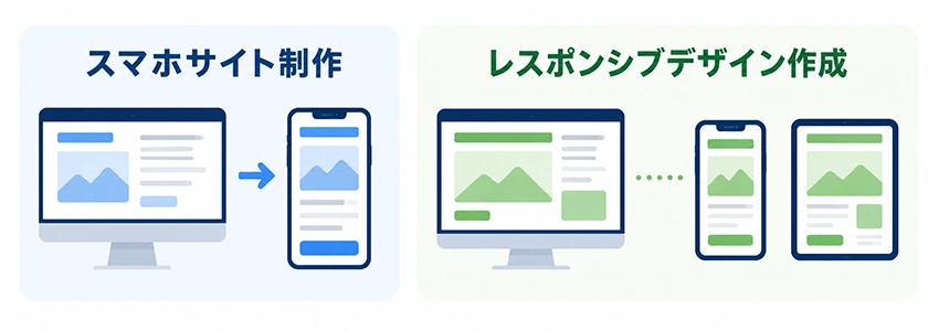 ホームページをスマホ対応にする2つの方法