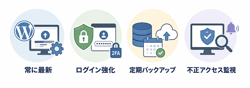 再発防止のためにやっておくべきこと