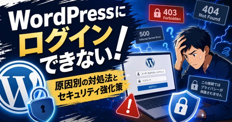 WordPressのログイン方法とログインできない時の対処法