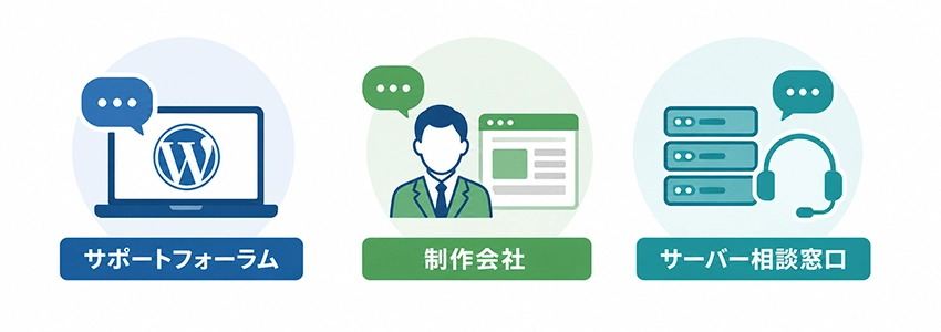 WordPressのログイン問題を相談できる場所