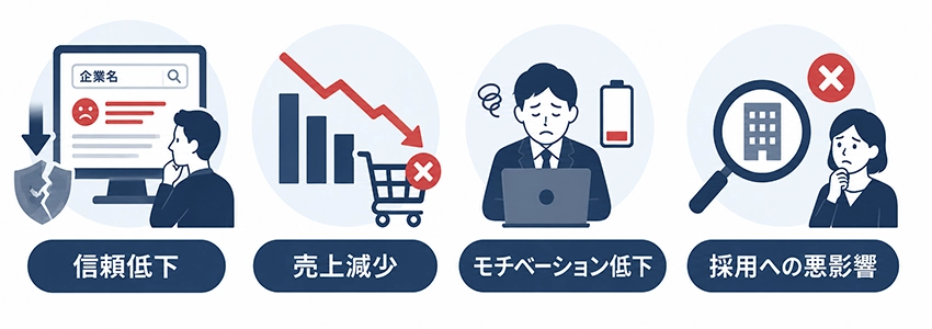 ネット風評被害がもたらす悪影響