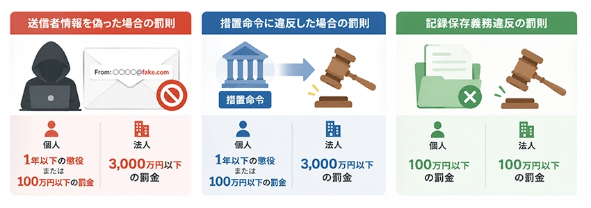 特定電子メール法の罰則
