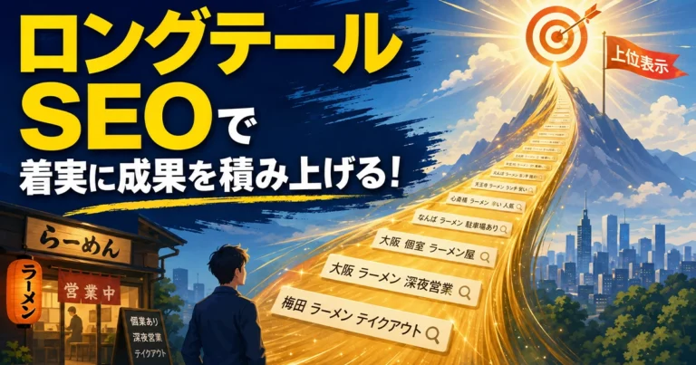 ロングテールSEOとは？メリット・デメリットや対策法を解説