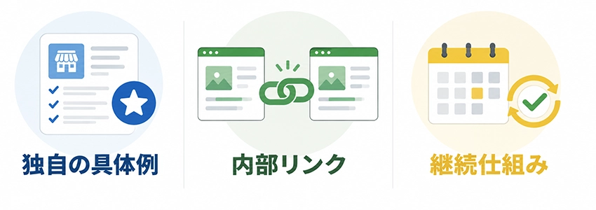 ロングテールSEOを行う際の注意点
