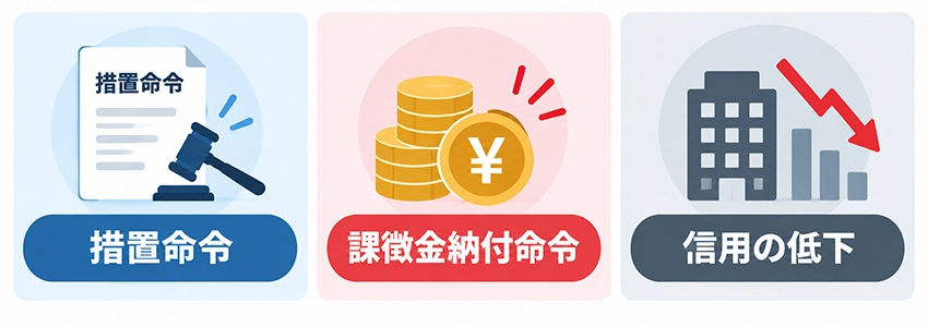 景品表示法に違反した場合のリスク
