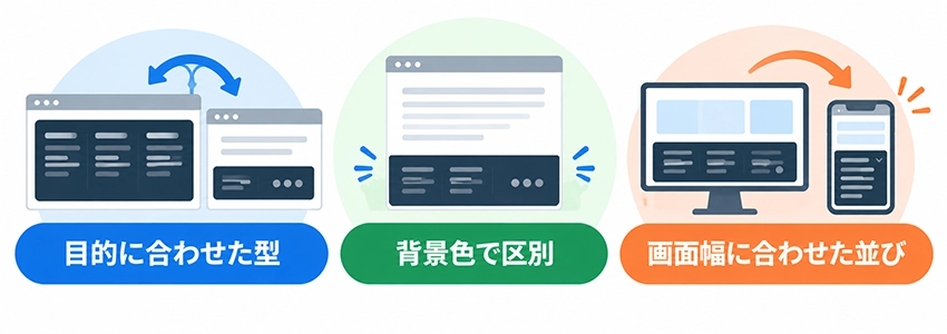 フッターのデザインの考え方