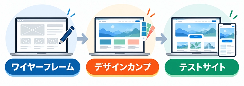 Webデザインの修正指示を制作会社に出すタイミング