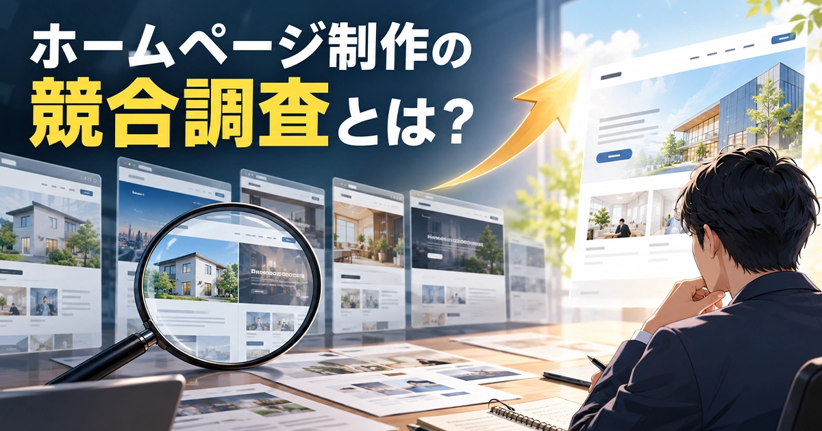 ホームページ制作の競合調査とは