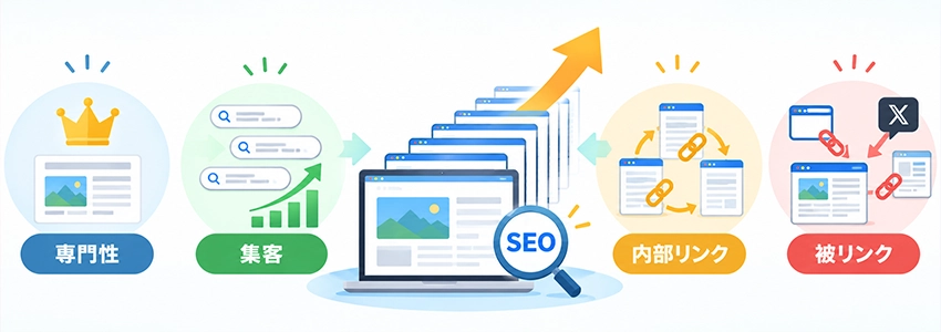 ページ数が多いとSEOに有利といわれる理由