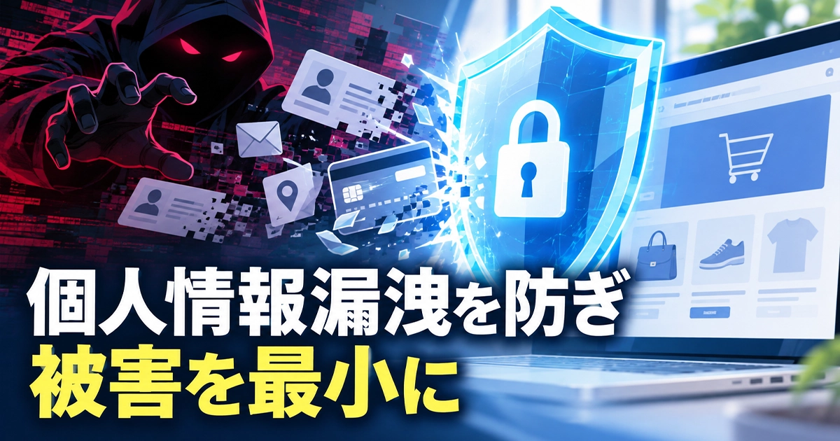 個人情報漏洩を防ぎ被害を最小に