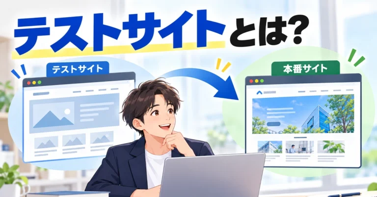 テストサイトとは？当社がホームページ制作時におすすめする理由