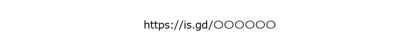 is.gdの短縮されたURL