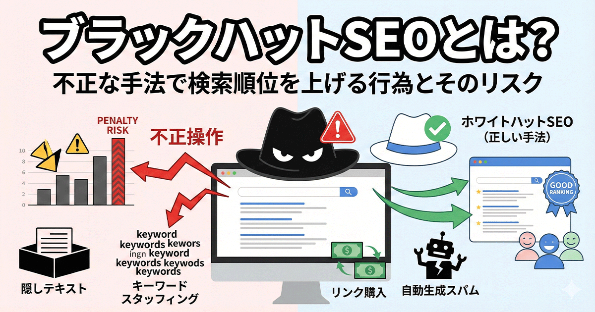 ブラックハットSEOとは？