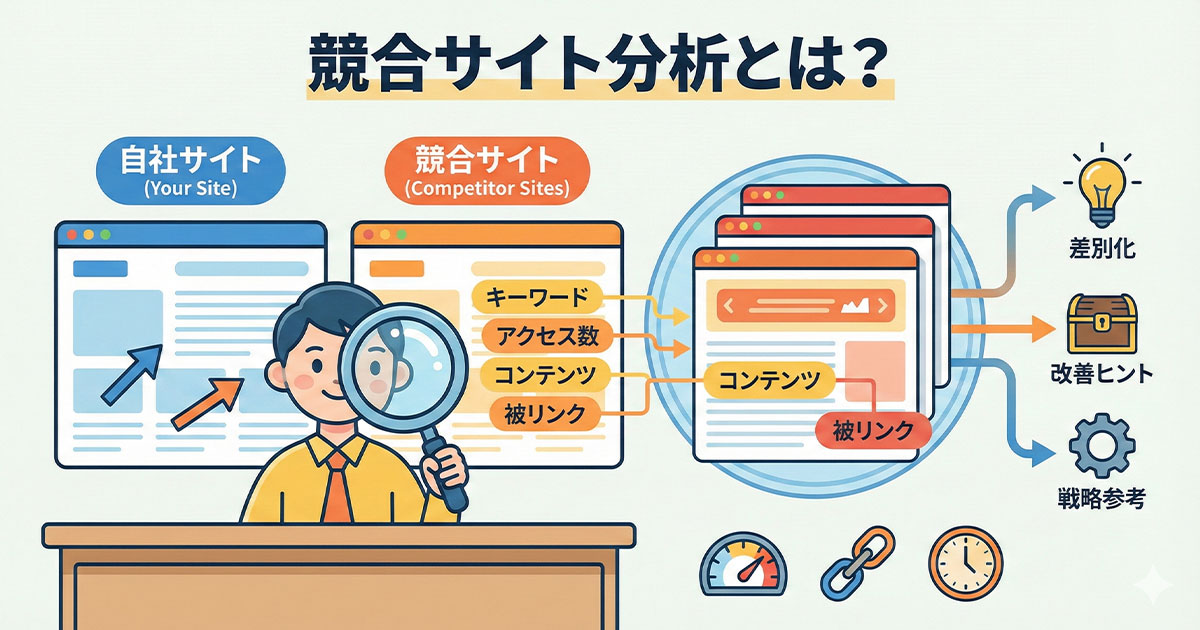 競合サイト分析とは？