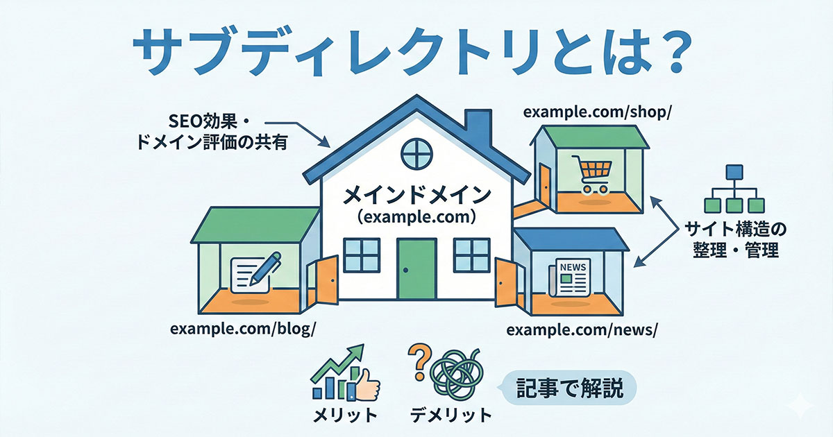 サブディレクトリとは？